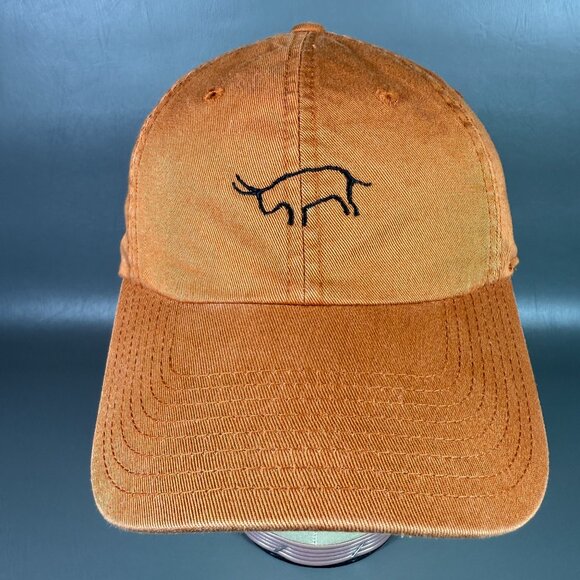 American Needle Gozzer Ranch Idaho Golf & Lake Club Hat Orange Adjustable Strap - Picture 1 of 13